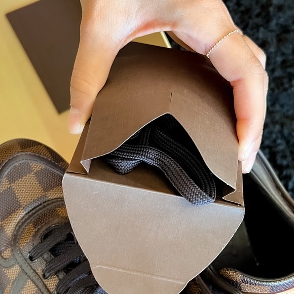 ‼️SOLD‼️ Louis Vuitton Damier Ebene Boogie Sneakers - Picture 6 of 8